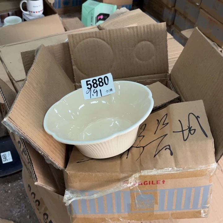 搪瓷微瑕外贸陶瓷餐具5880