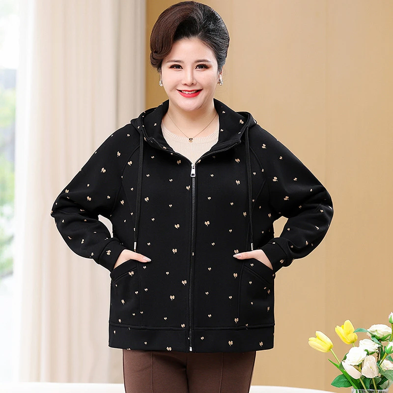 超大码200斤加肥胖老太太加大妈妈老年女装老人奶奶风衣春装外套