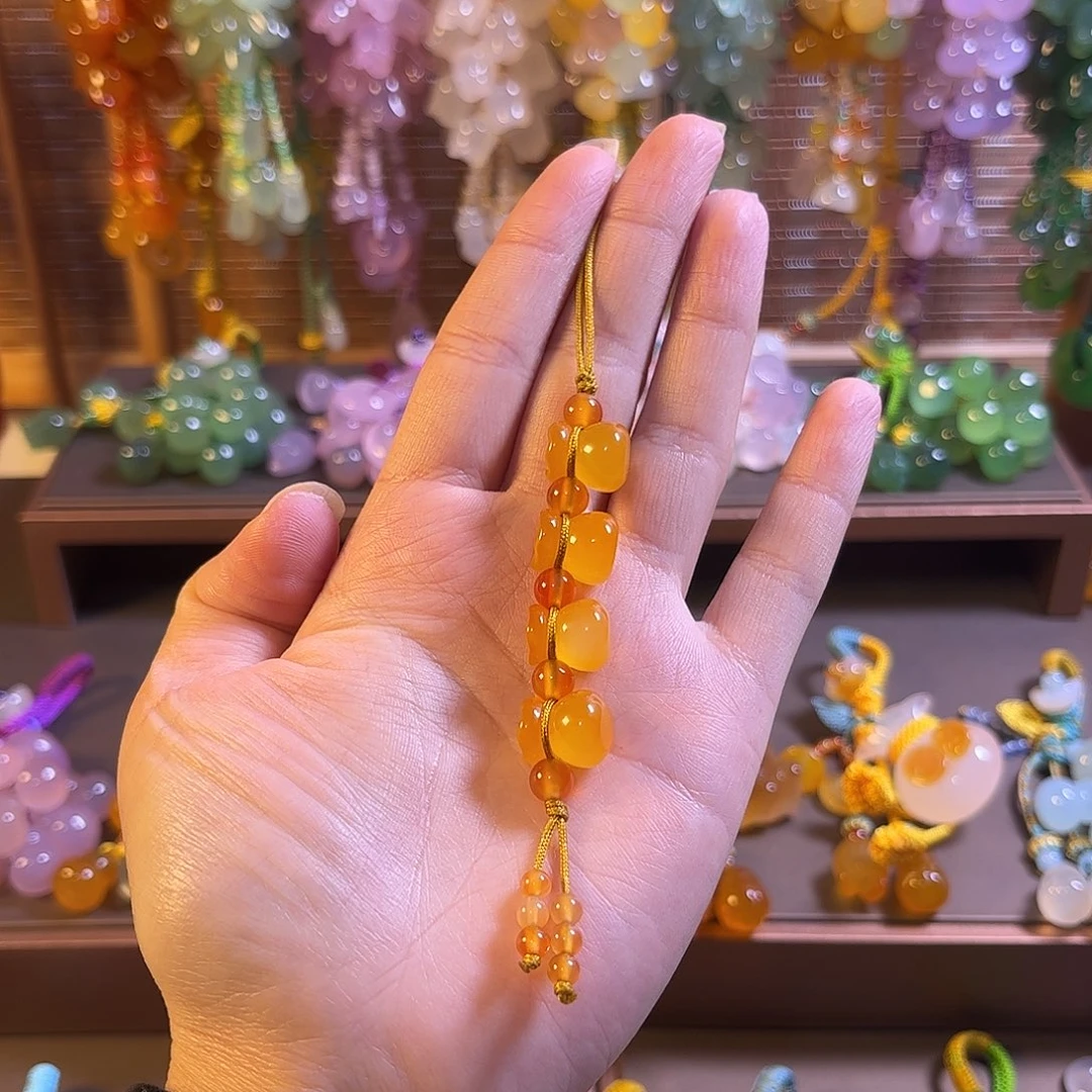 玛瑙/玉髓未镶嵌车挂