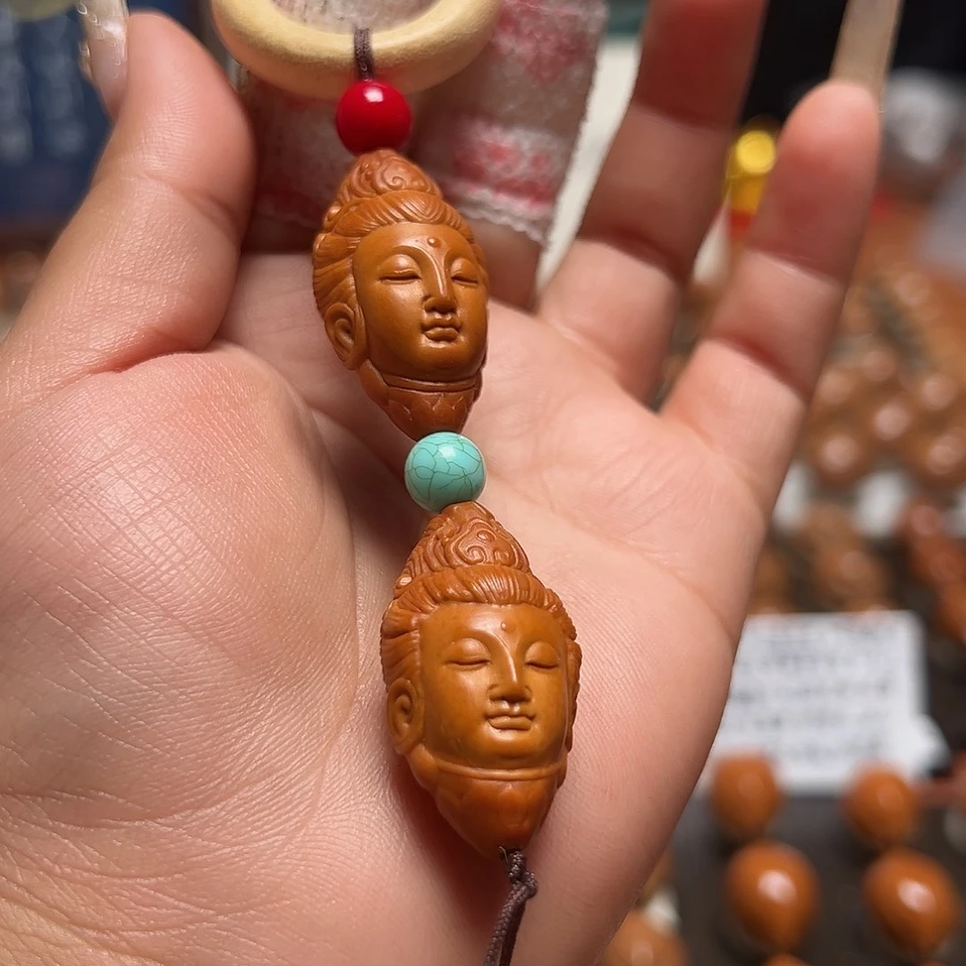 吊坠橄榄核橄榄核雕刻手工艺品