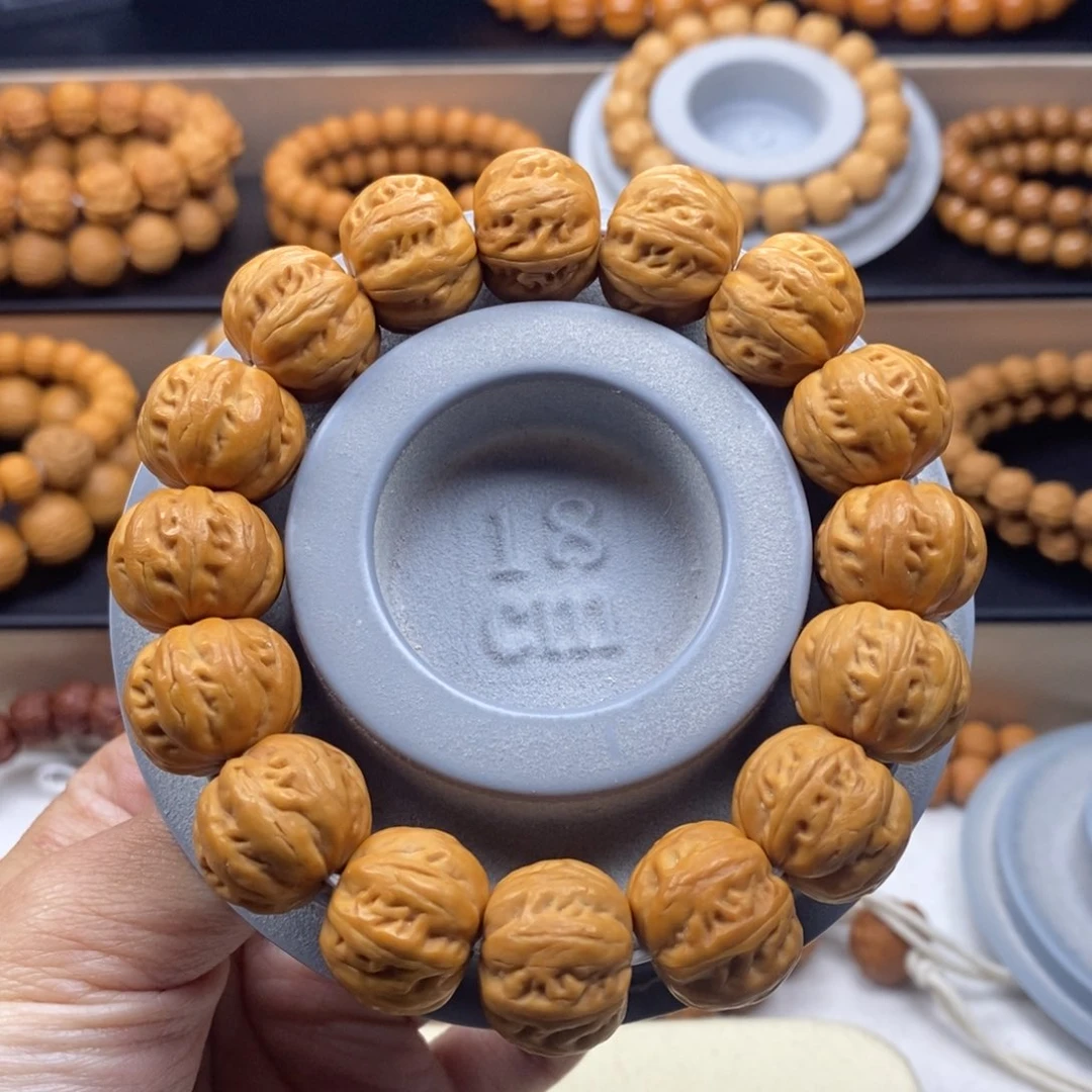 猴头核桃手串麻花八棱18mm➕