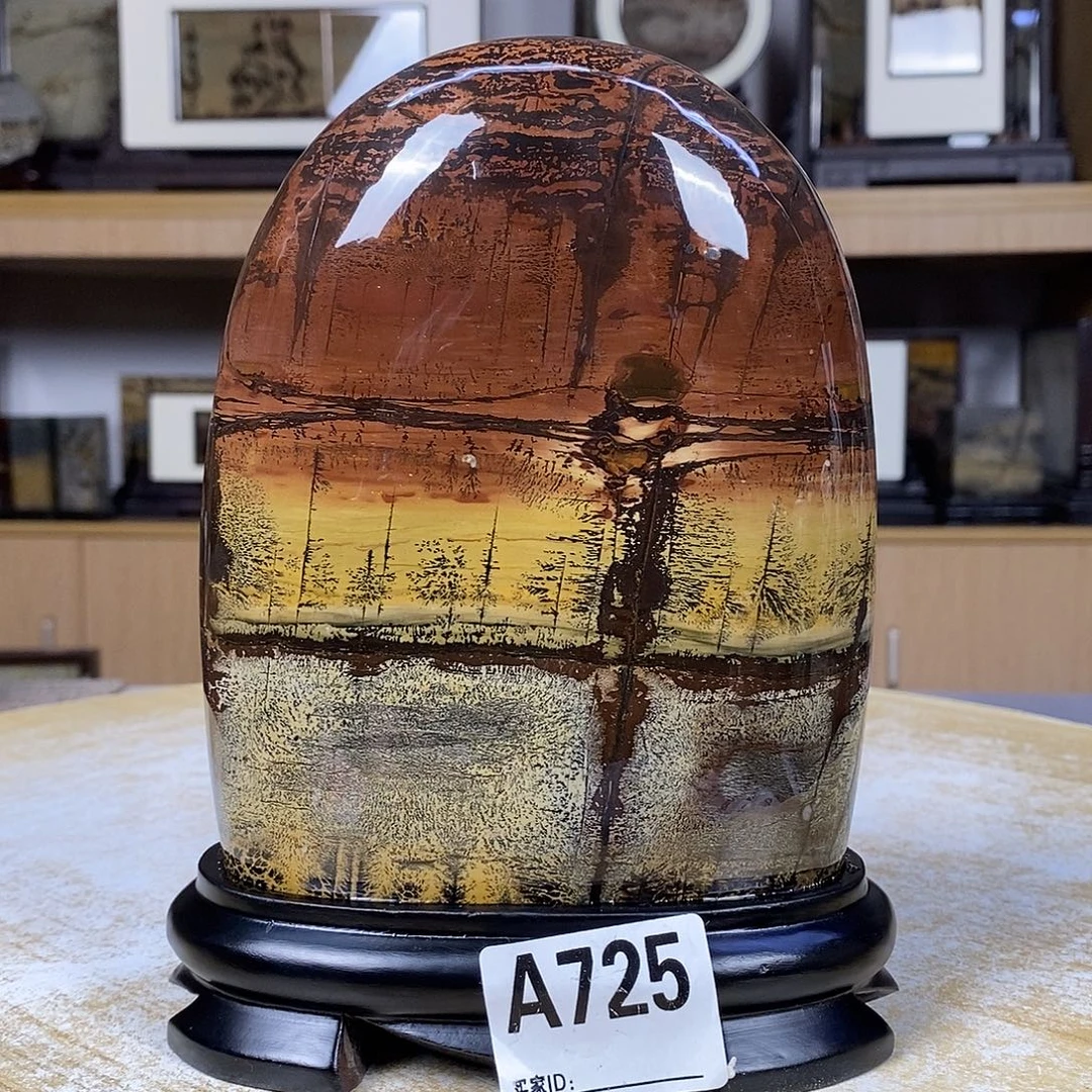 昌化石印石广西国画石摆件725