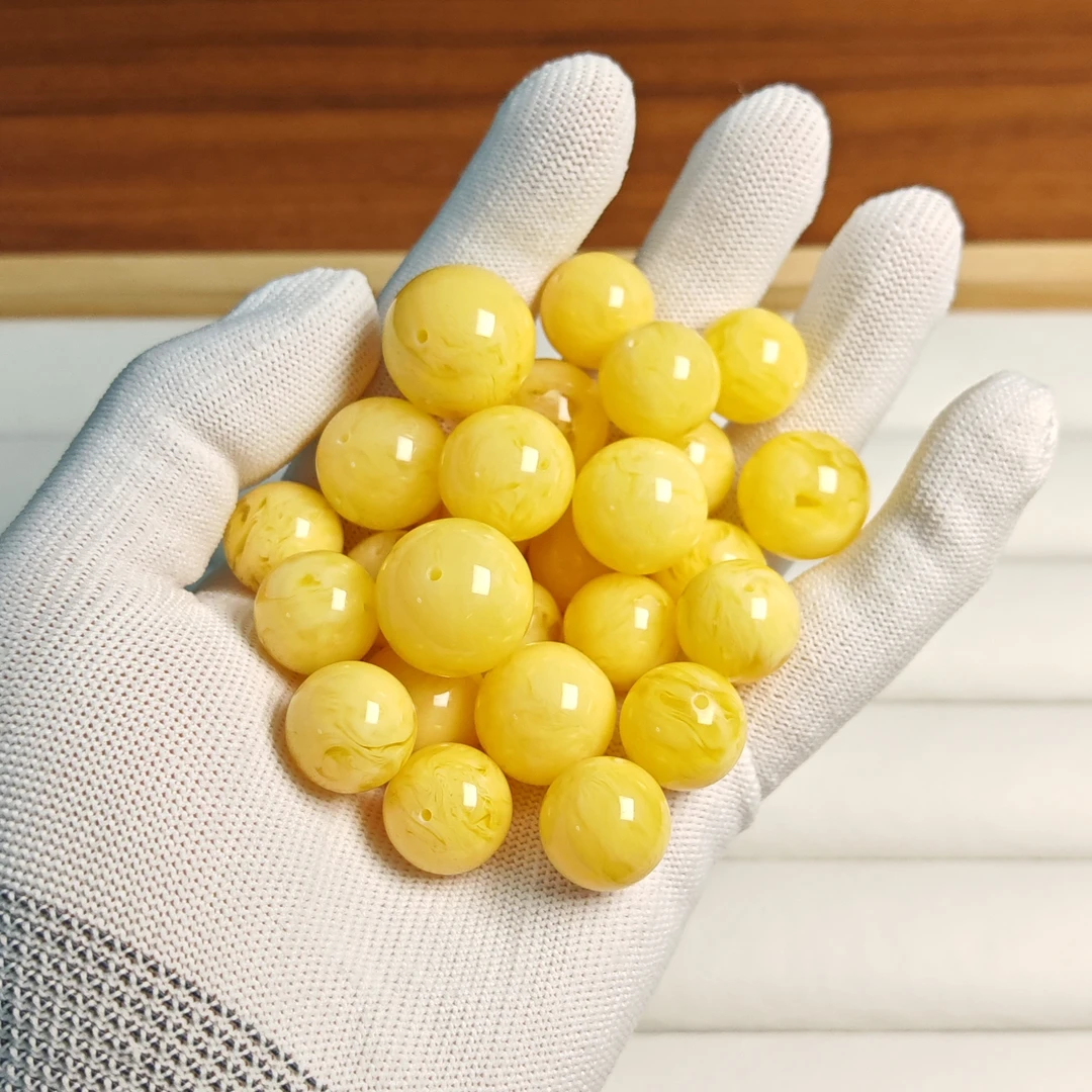 【二代精选】俄黄妖孽满花圆珠散珠DIY配饰配件