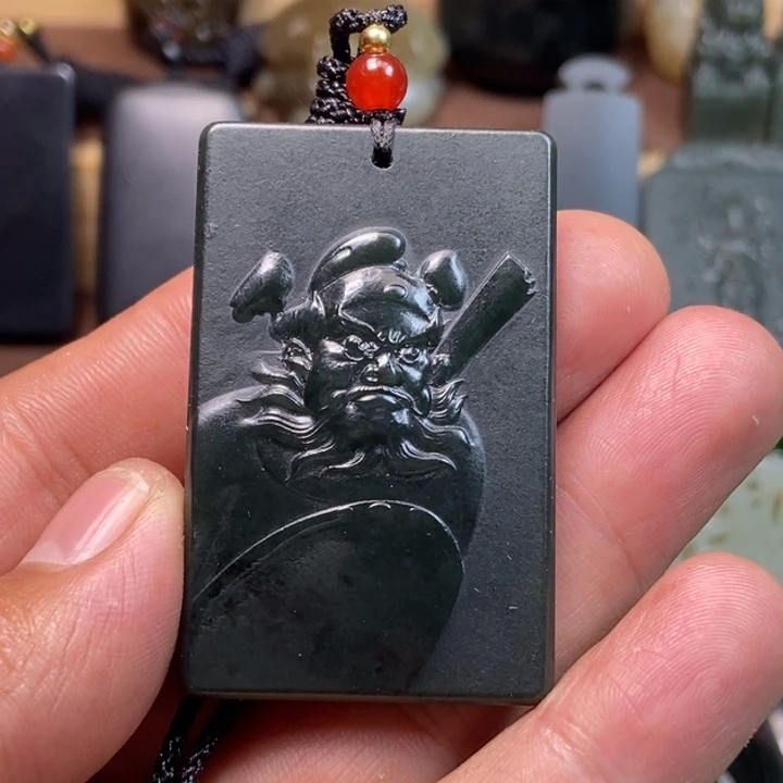 和田玉（青玉）颈饰未镶嵌