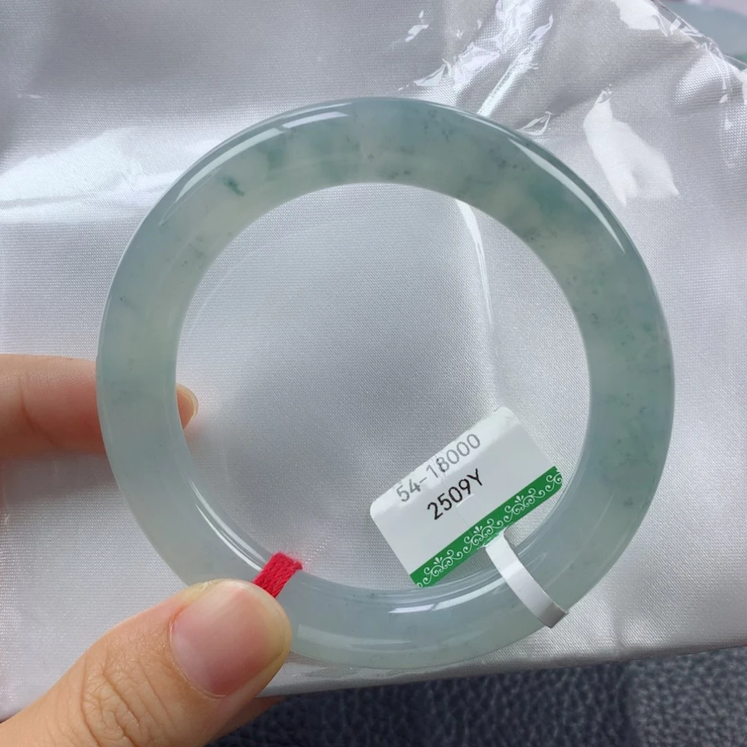 未镶嵌手镯翡翠缅甸天然翡翠A货54.6圆