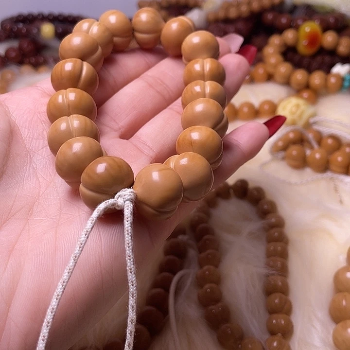 猴头核桃手串一物16柯基屁桃手持