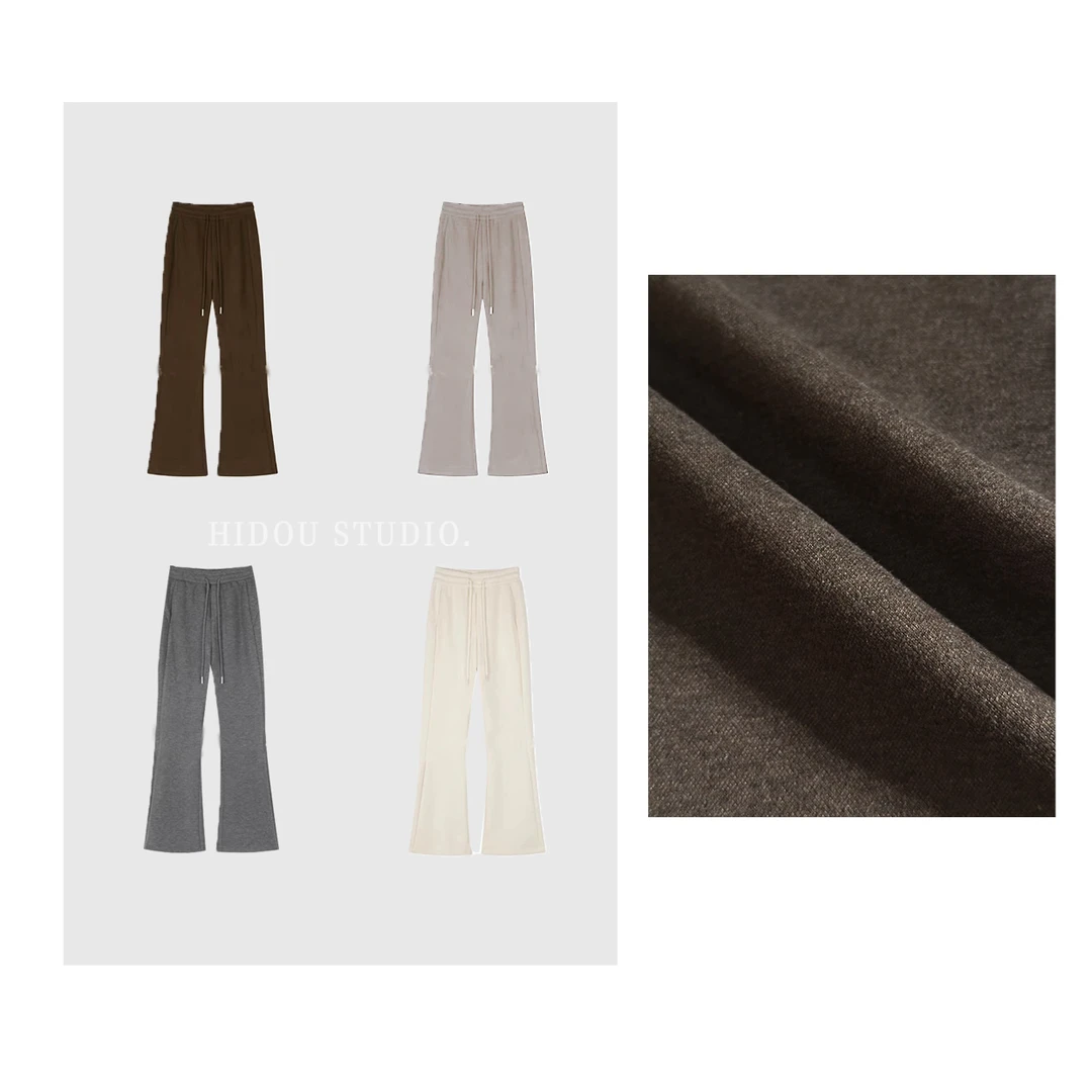 【痘痘私服】| 【新晋神裤】秋冬复合加绒醋酸羊毛松紧腰休闲裤