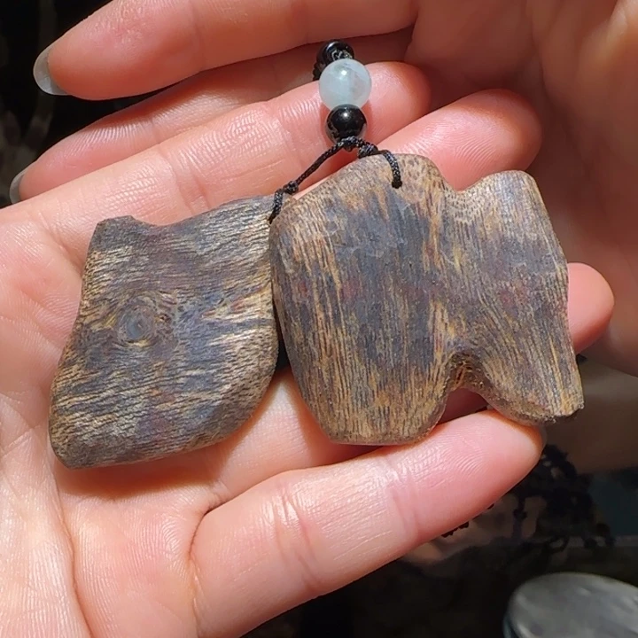 沉香吊坠海南老白棋吊坠11.4克