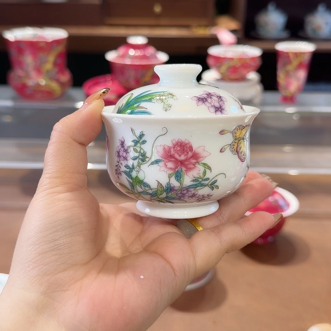 珐琅彩主人给茶具做了