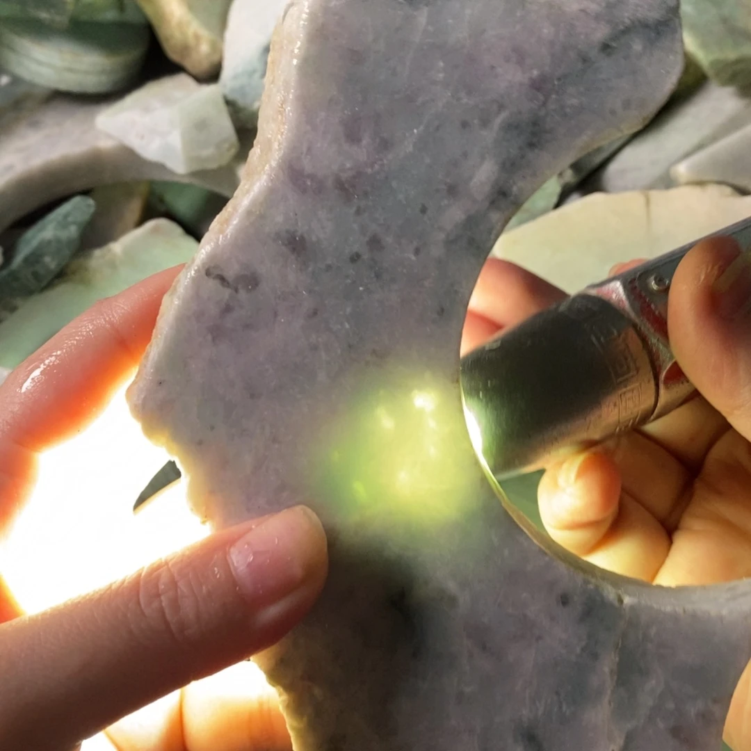 颈饰未镶嵌翡翠天然翡翠