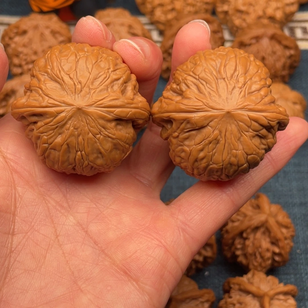 文玩核桃把件42全品毕业复刻底球铁锤