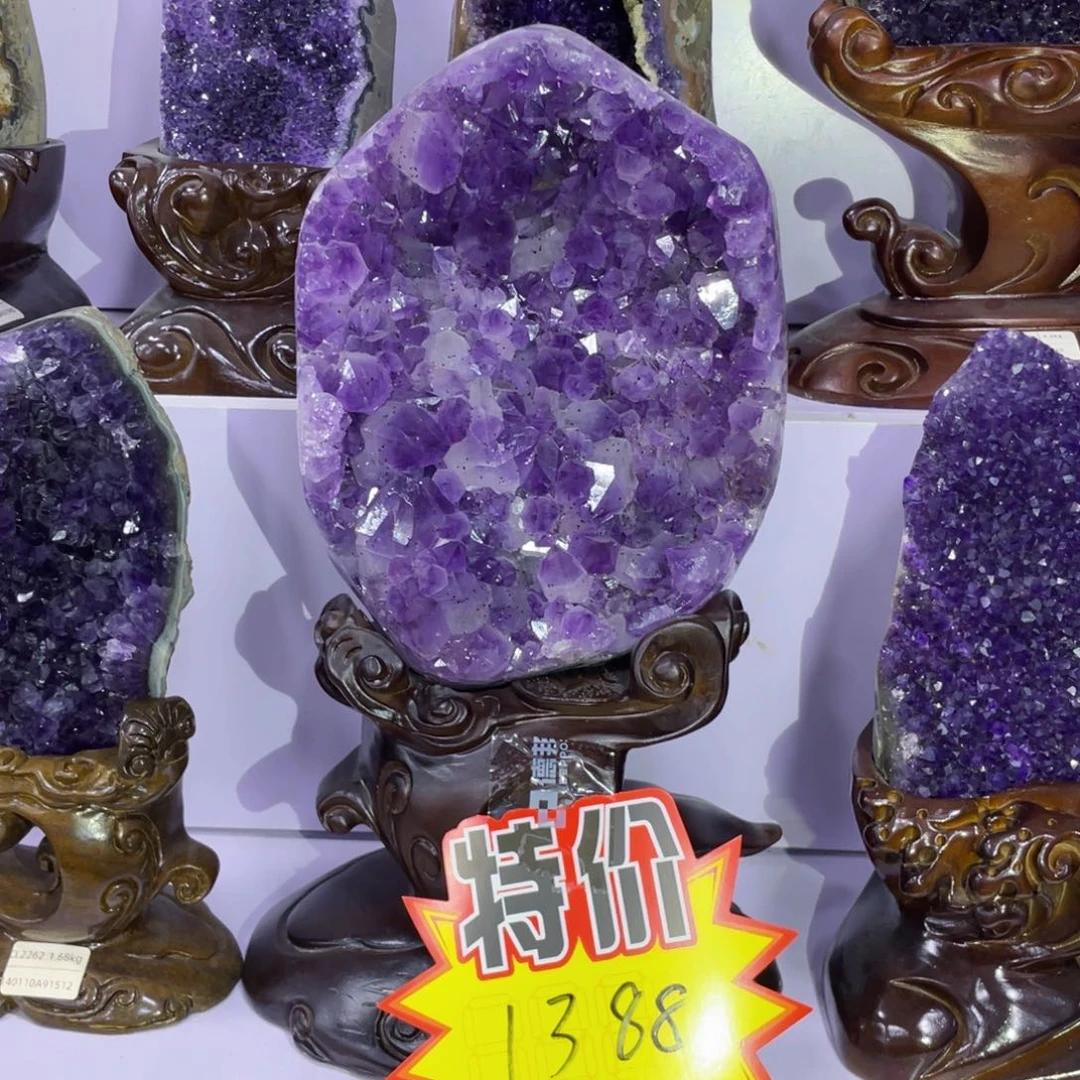 乌拉圭紫水晶摆件