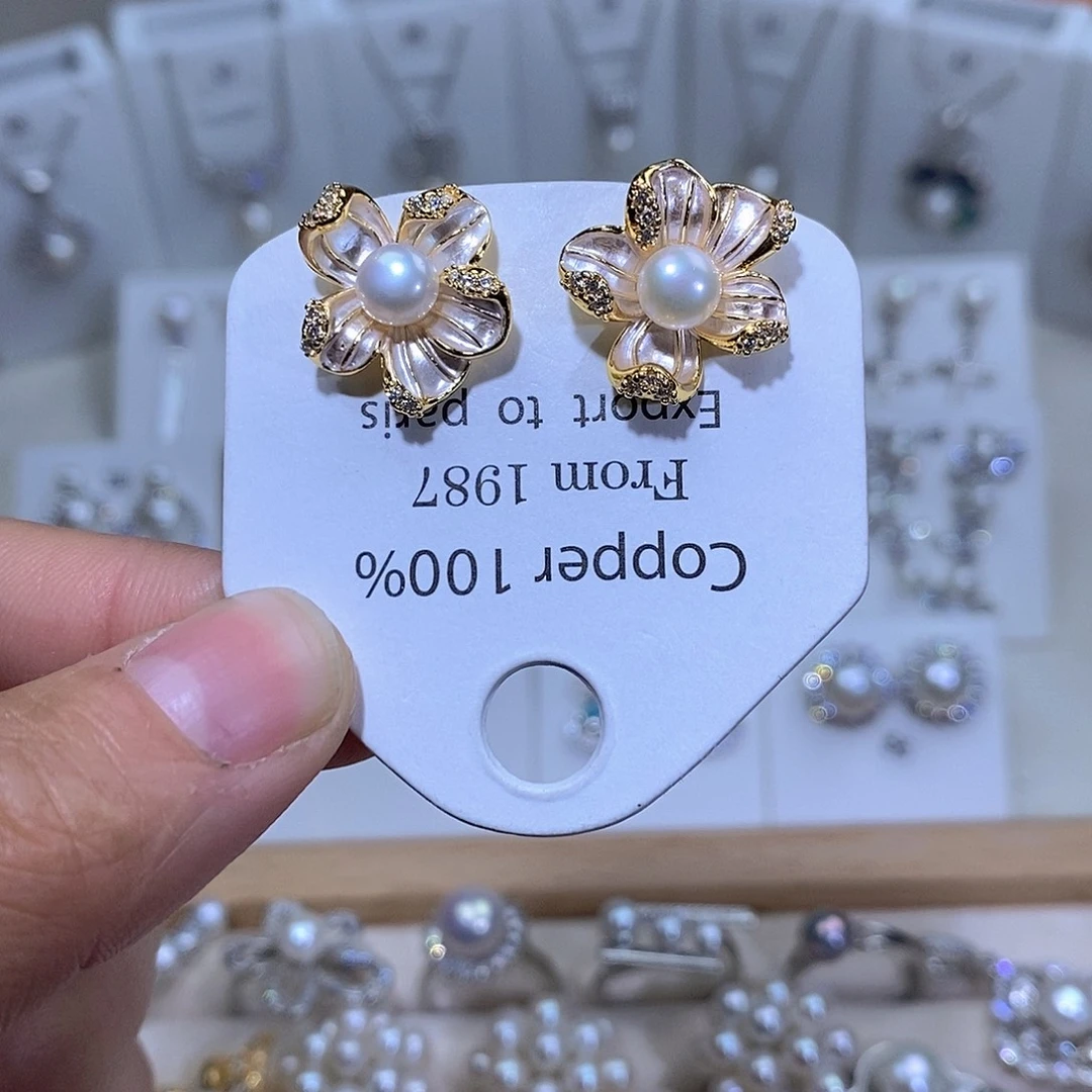 耳饰淡水珍珠未镶嵌