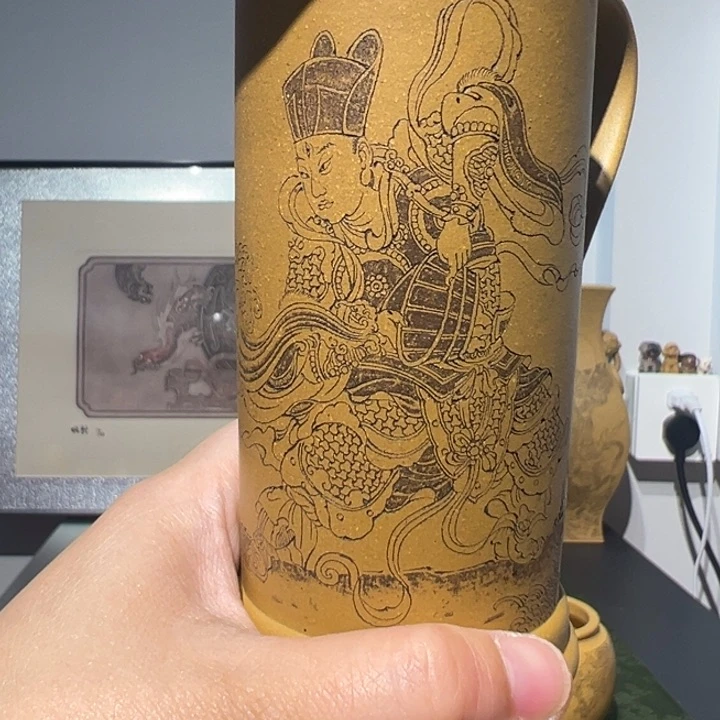 陶瓷小*杨高端紫砂酒樽公道杯