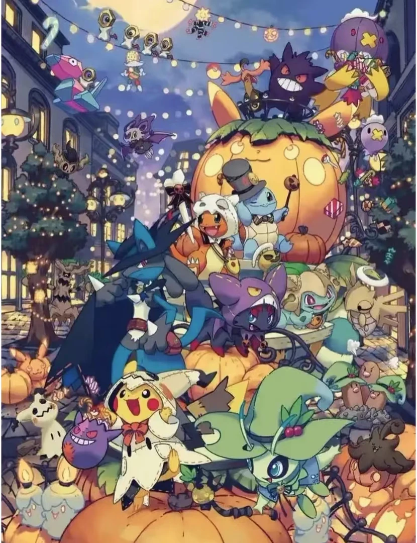 美版宝可梦万圣卡包平拆