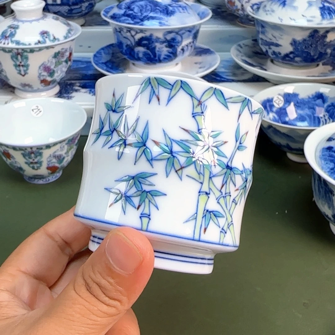 景德镇纯手绘茶具圆圆243