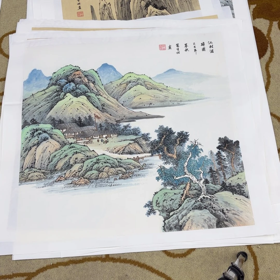 国画蒙生佑四尺斗方艺