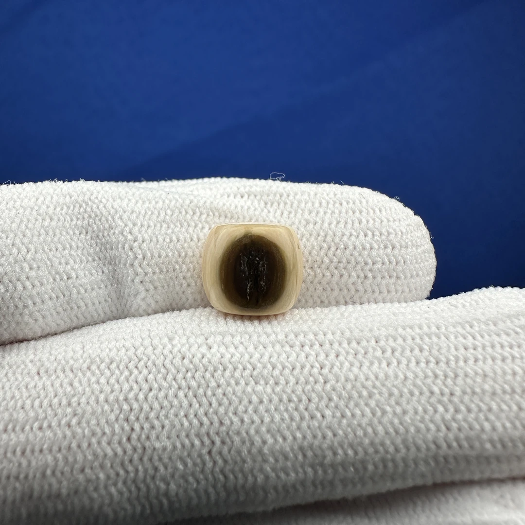 G1425天然猛犸 蓝眼睛老型桶珠10*9mm一物一图支持鉴定假一罚十