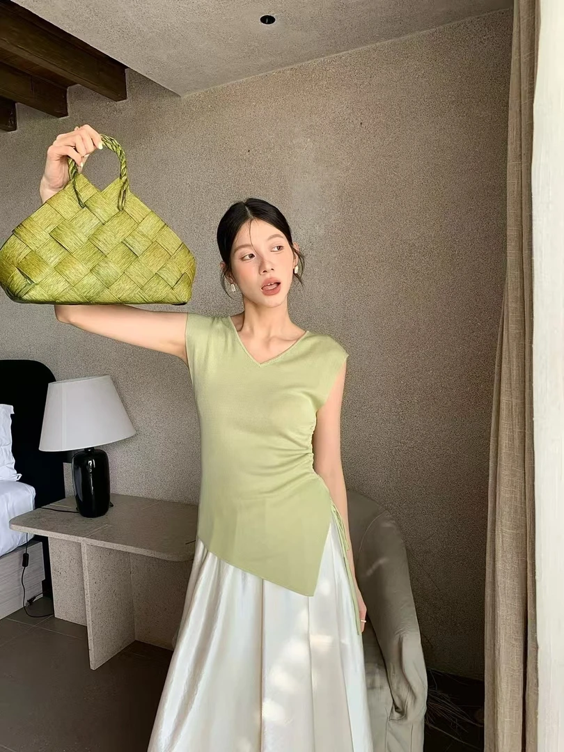 夏款连衣裙小衫套装防晒短袖半裙显瘦气质时尚百搭