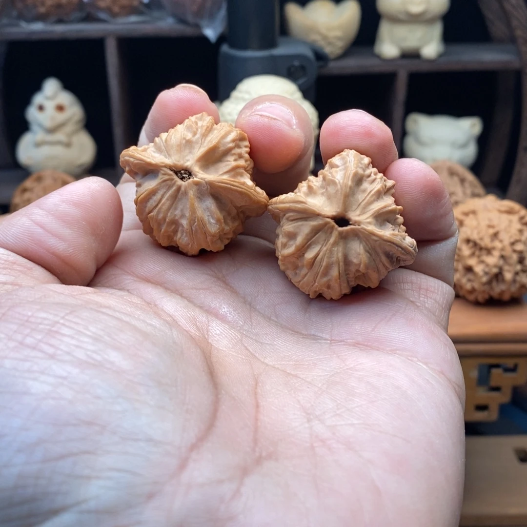 增***文玩核桃把件34油蜡皮