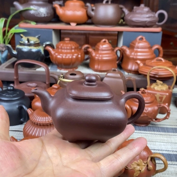 紫砂茶壶全手工传炉130-260CC原矿老紫泥特价