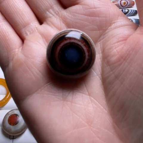 玛瑙吊坠未镶嵌疯***事玛瑙板珠