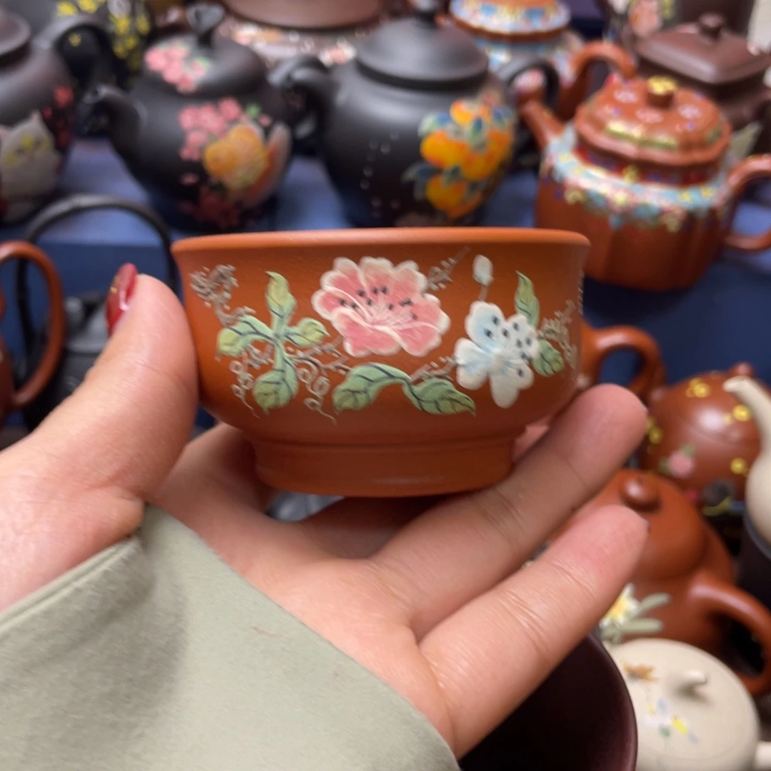 茶杯紫砂紫砂主人杯100cc