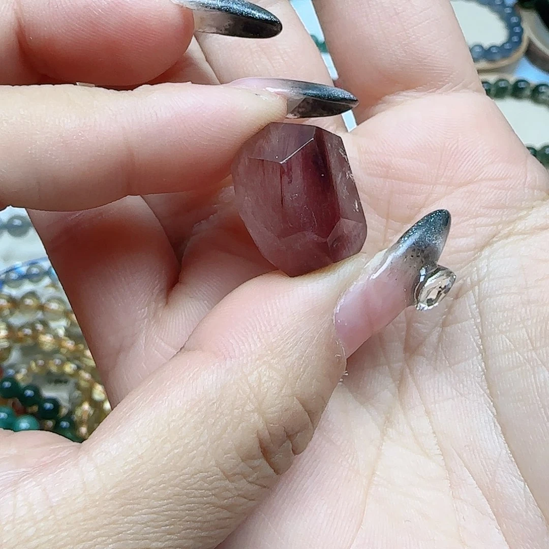 水晶手串未镶嵌米**米兔毛随形