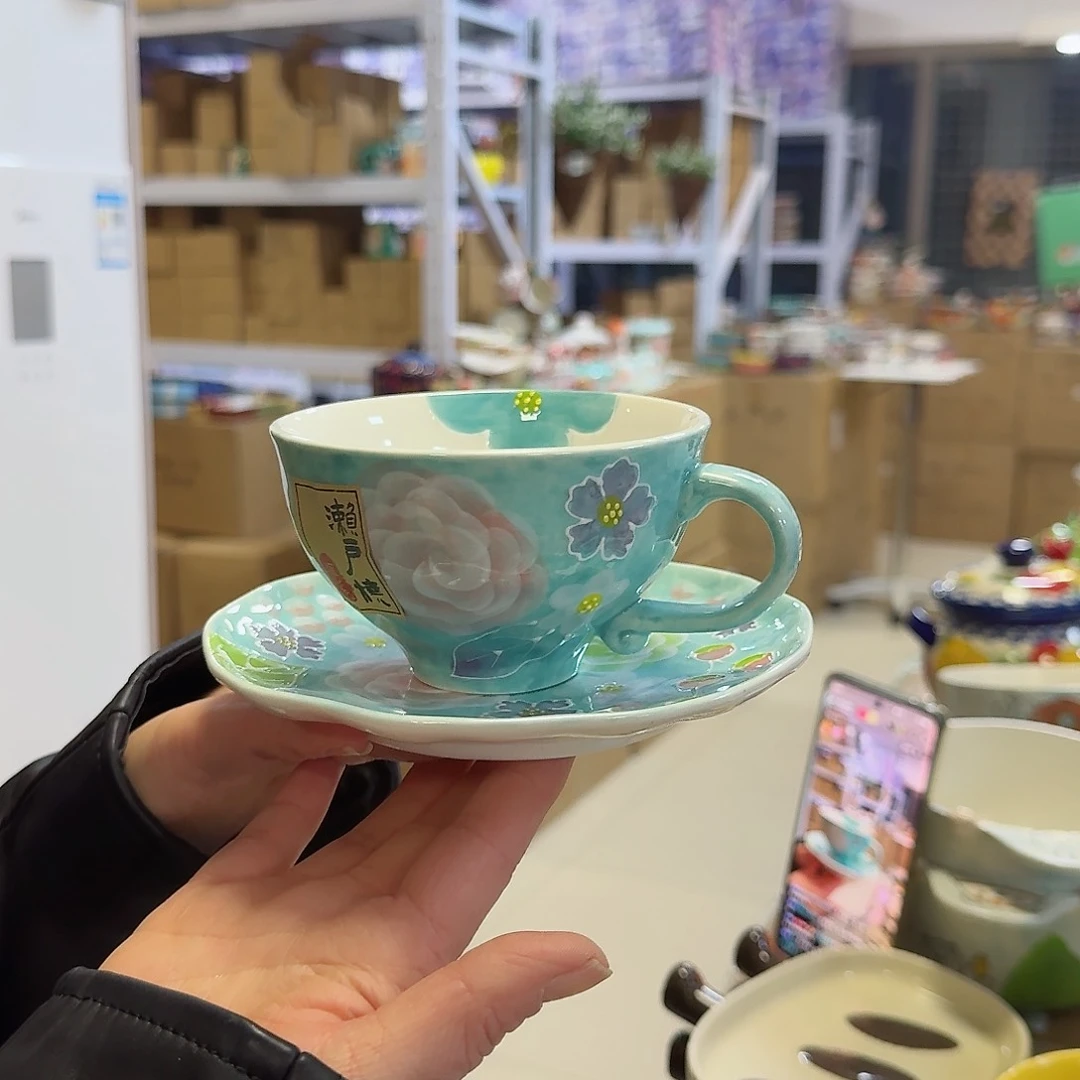 瓷片咖啡杯套装一套看图