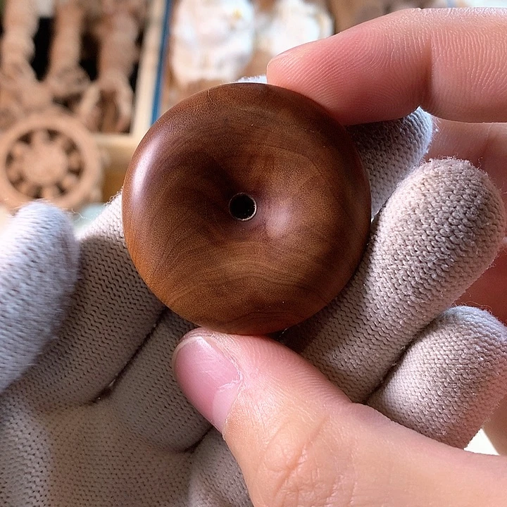 檀香木吊坠?**七平安扣微瑕福利款