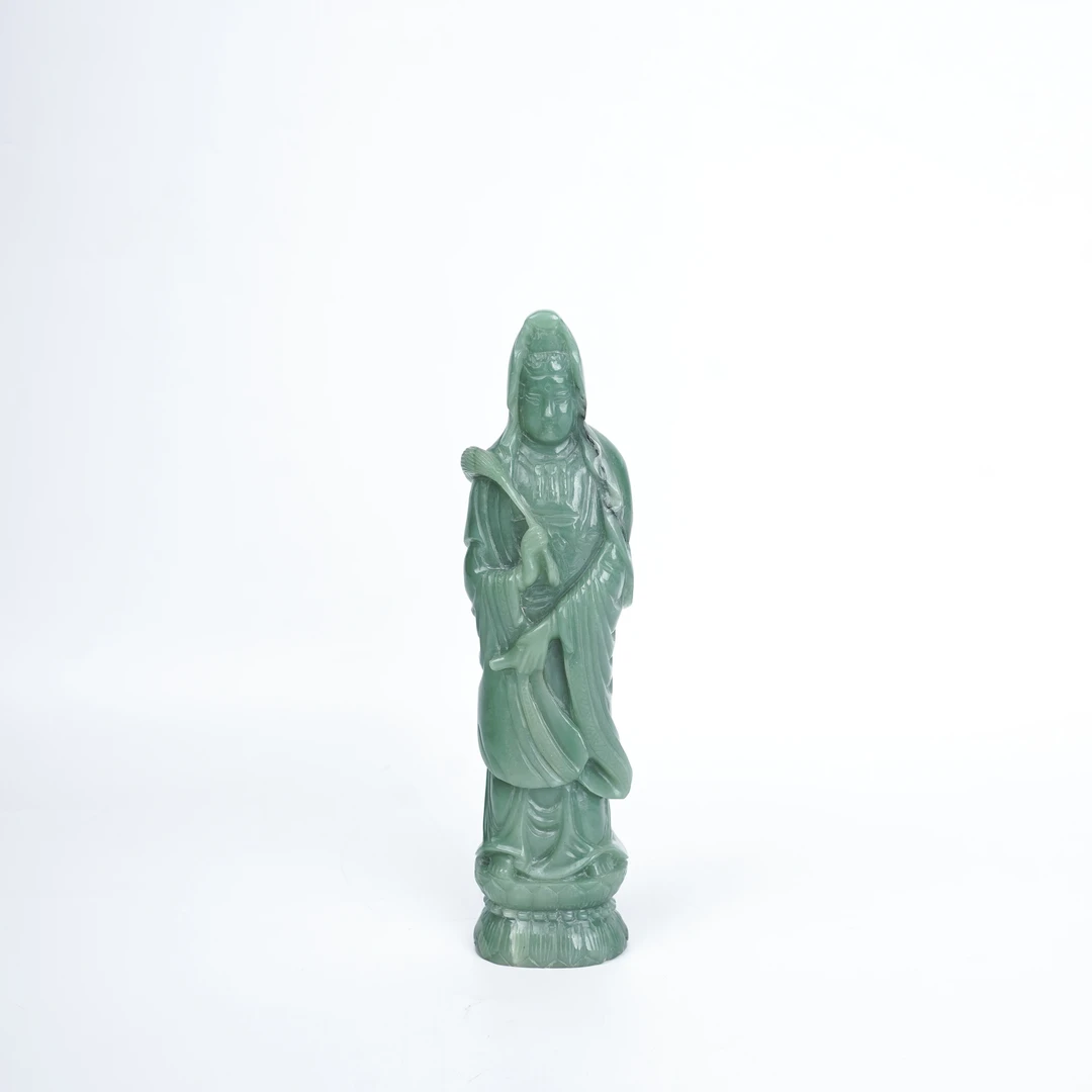 Lot002民国东陵玉观音造像