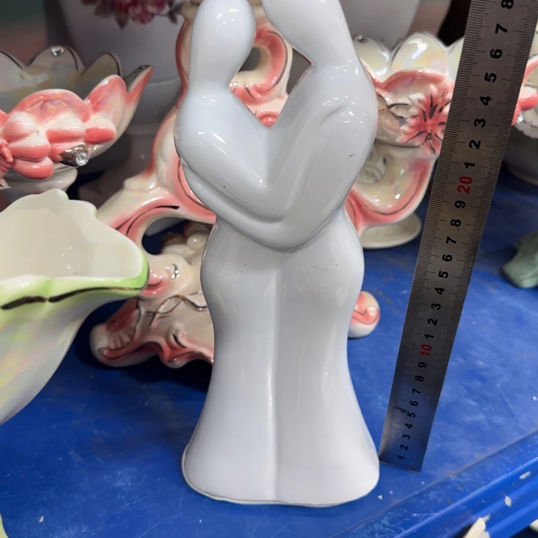 瓷片陶瓷工艺花瓶摆件