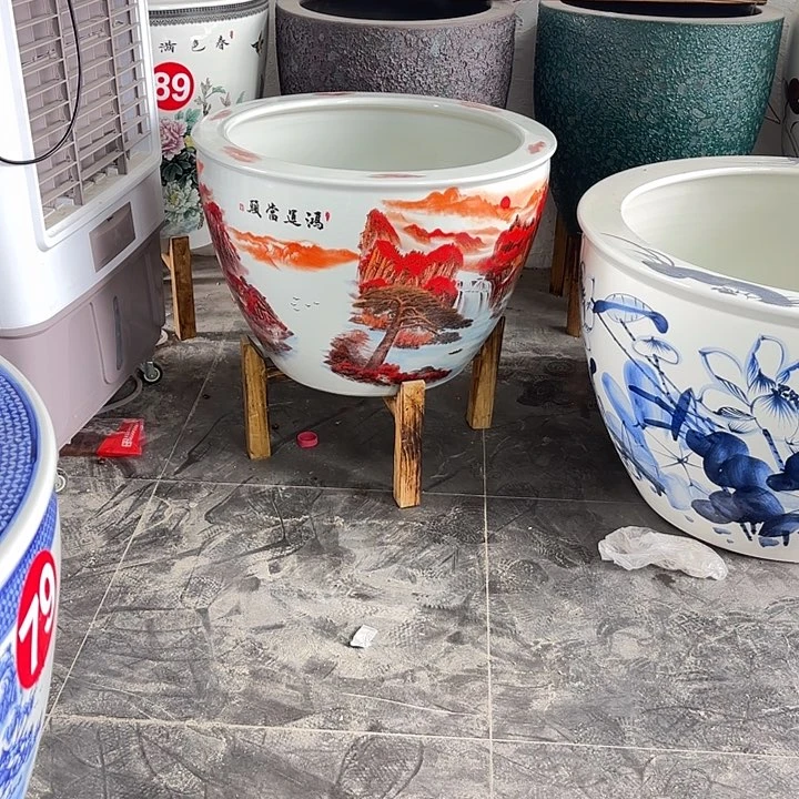 瓷片景德镇陶瓷鸿运当头63*42➕十字架底座