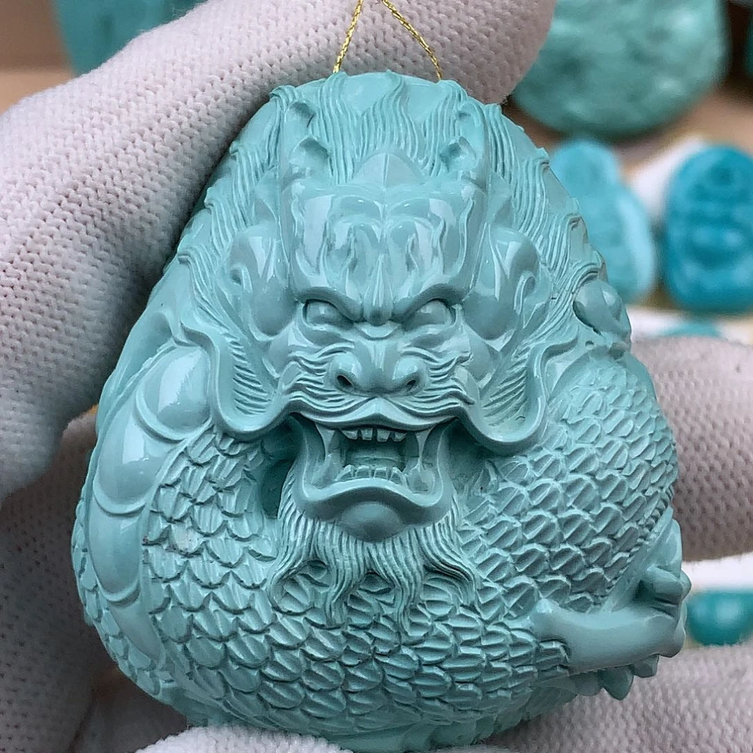 绿松石珠宝奇石未镶嵌