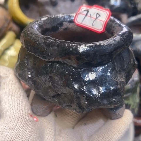 粗陶花盆手工花盆制作