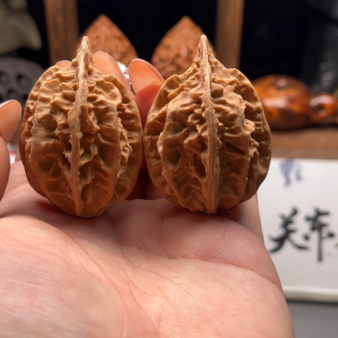 文玩核桃把件关东木子家楸大胖83
