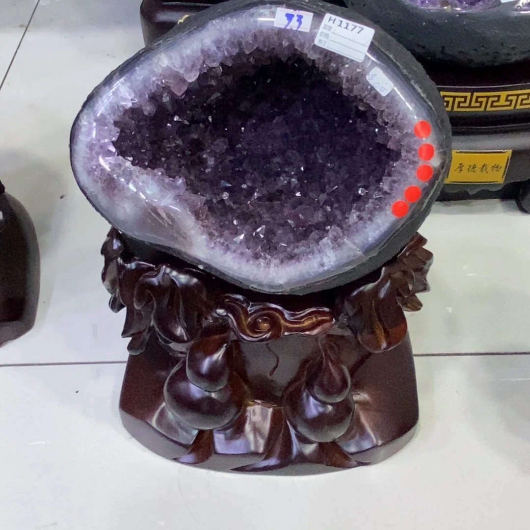 紫晶紫水晶1177未镶嵌炮****）