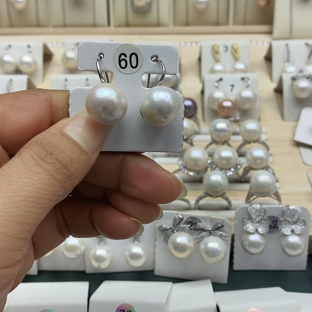 颈饰淡水珍珠银S925镶嵌