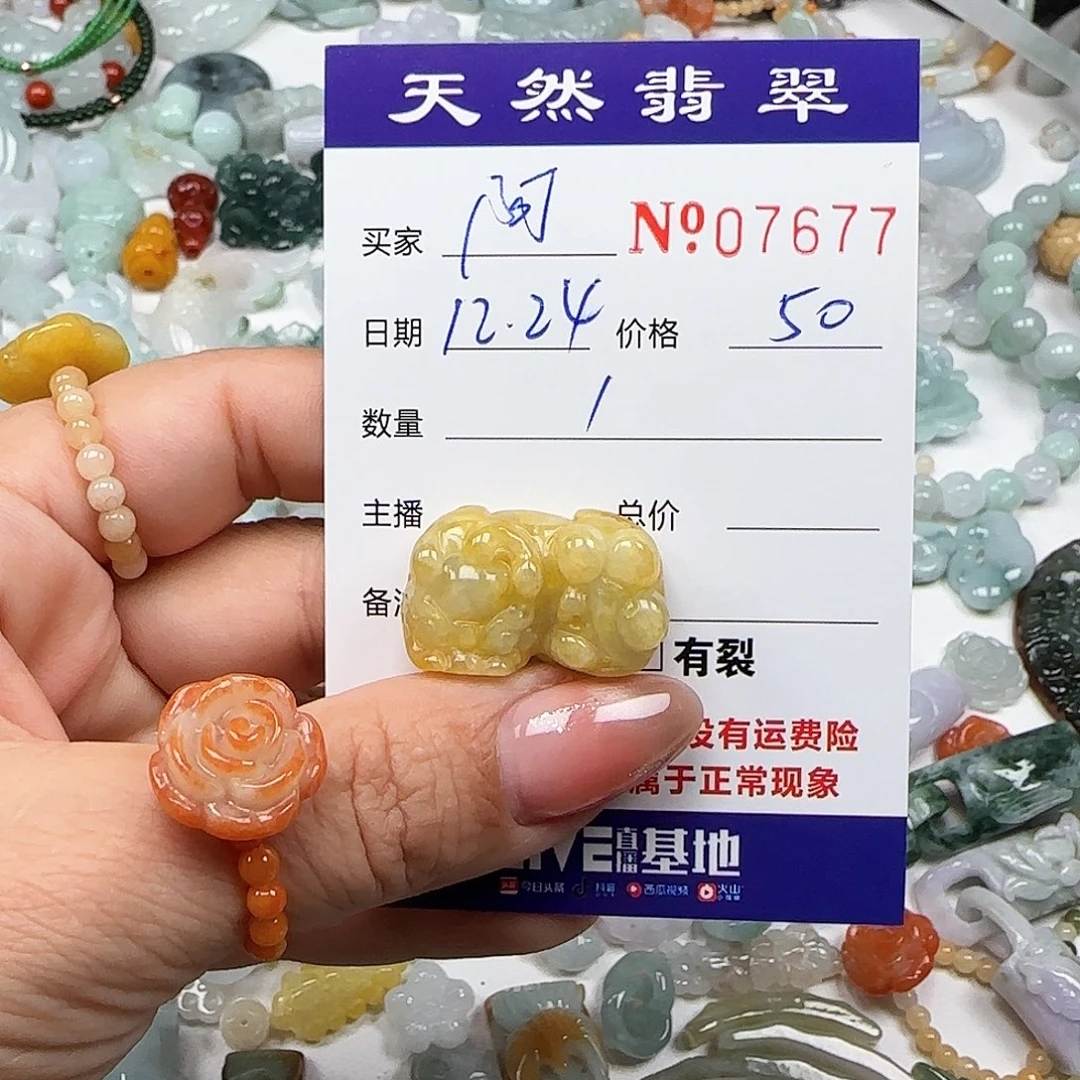 阿***？翡翠未镶嵌颈饰55