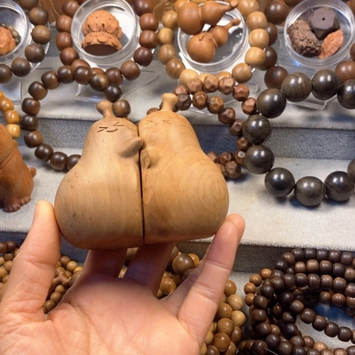 檀香木手串/手链老山檀奶香味爱的抱抱瑕疵
