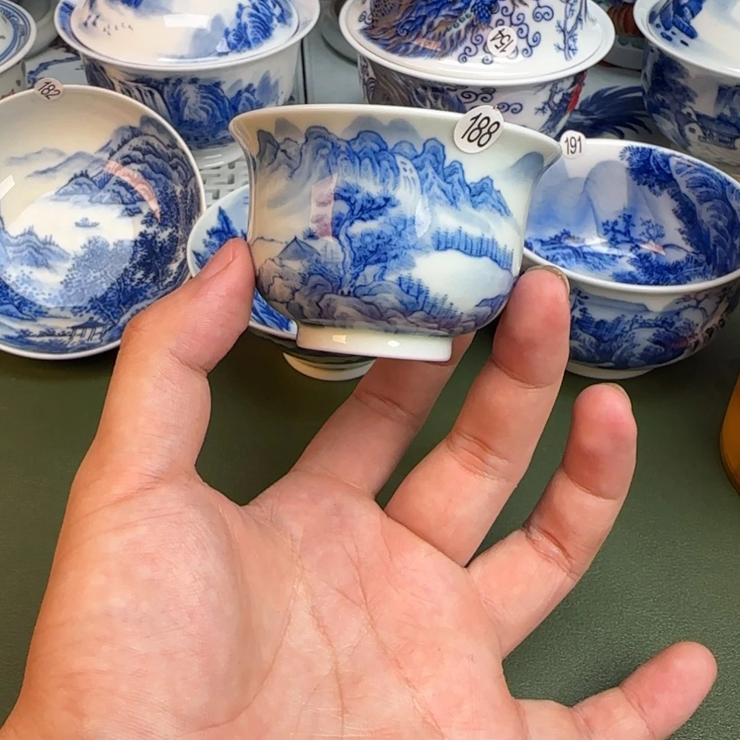 彦祖纯手工手绘茶具188