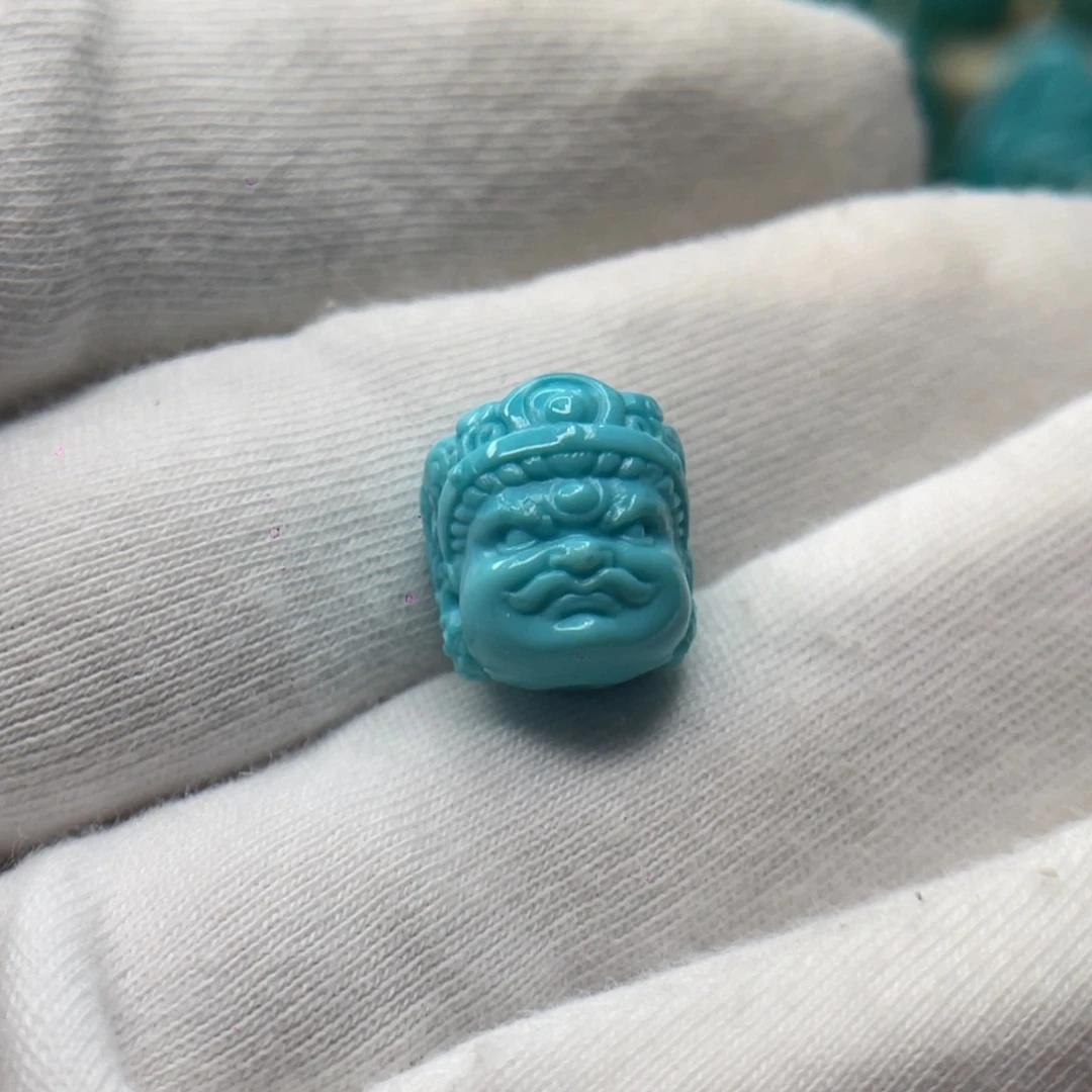 绿松石未镶嵌颈饰卡11.2-13-10.7