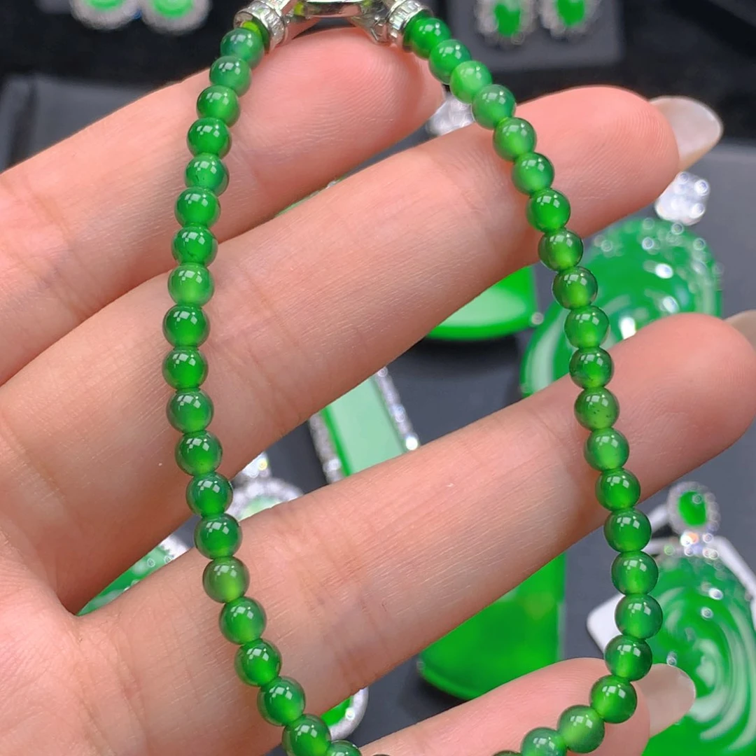 翡翠未镶嵌项链卡4
