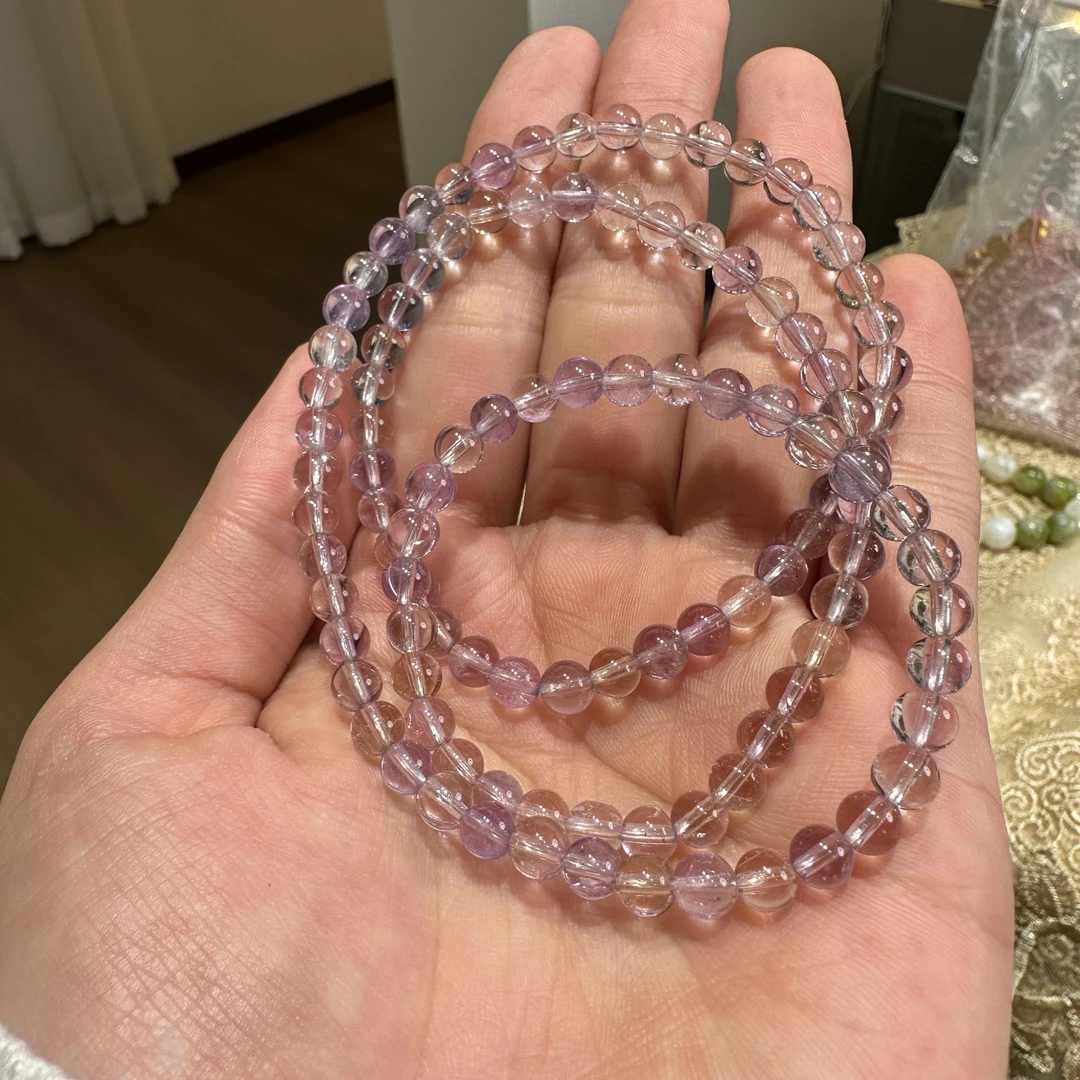 天然紫水晶手串 均微瑕多样性发其一 Z35