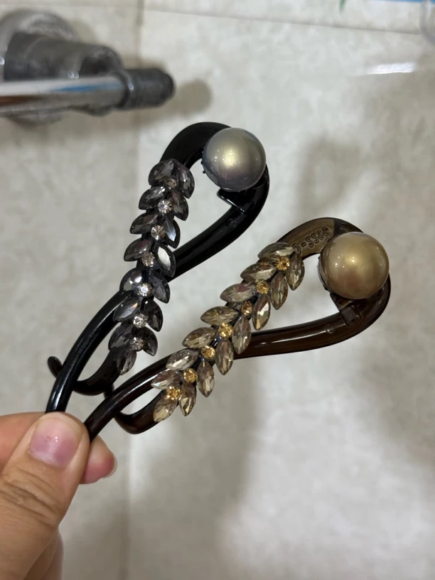 女抓夹手工夹子瑞丽风田园风发夹鲨鱼夹发卡一字夹简约网红发饰