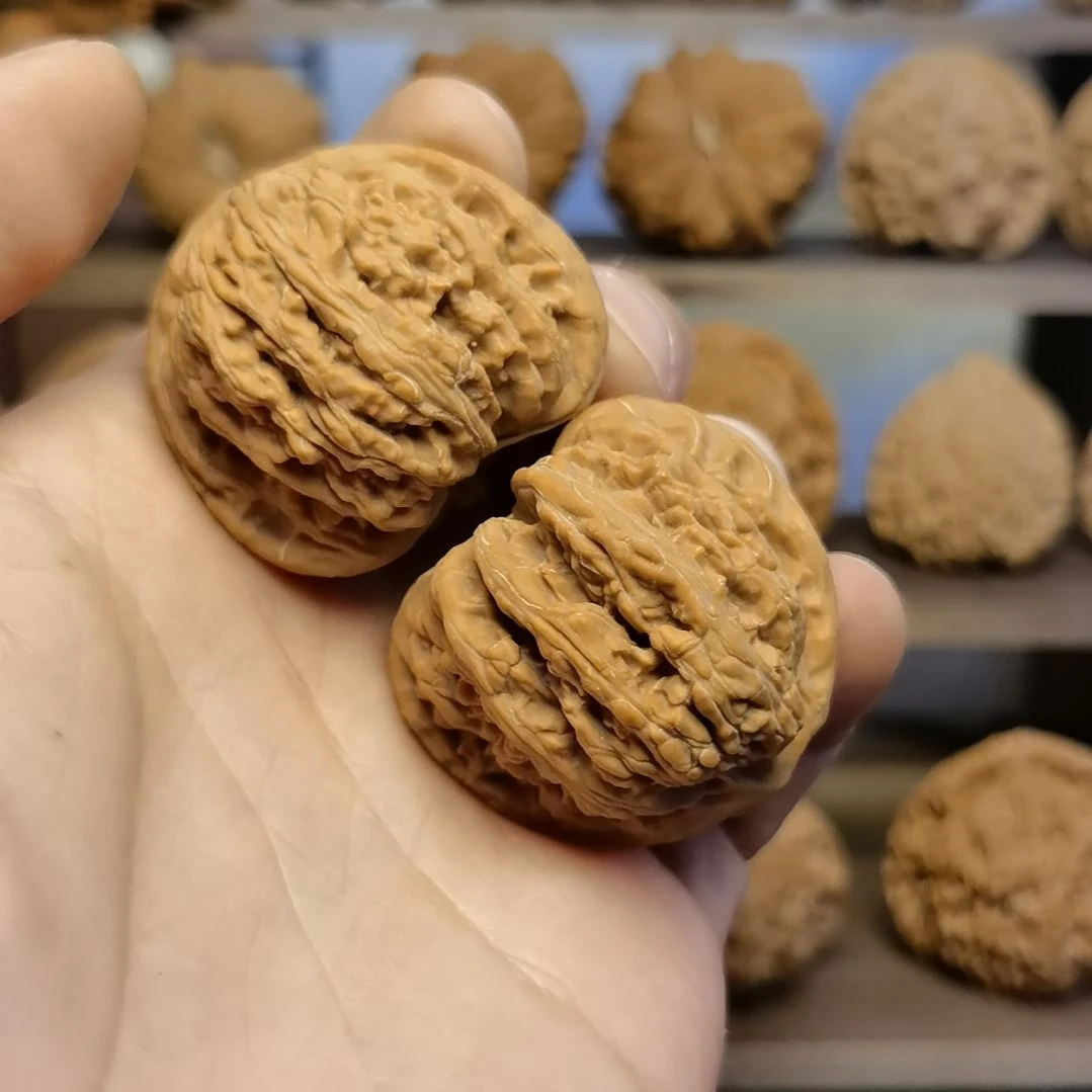 文玩核桃把件39全品老款密纹