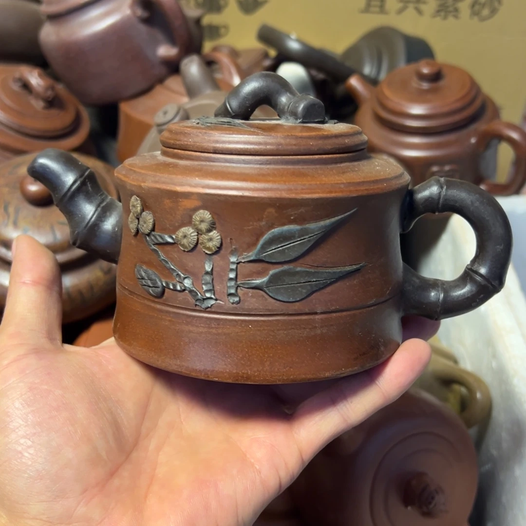 茶壶紫砂宜兴原矿紫砂壶350毫升容量