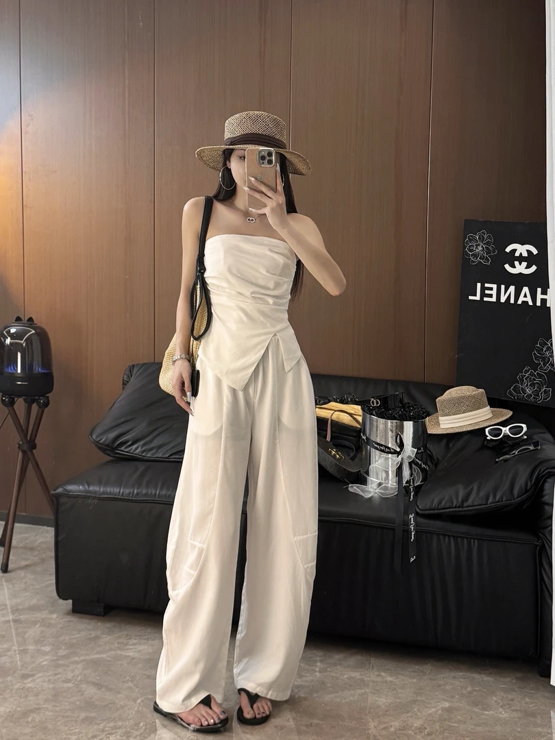 Molly定制【素境时光】气质度假极简韩系时尚套装新中式休闲1710