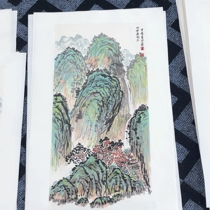 国画34/68纯手绘国画作品