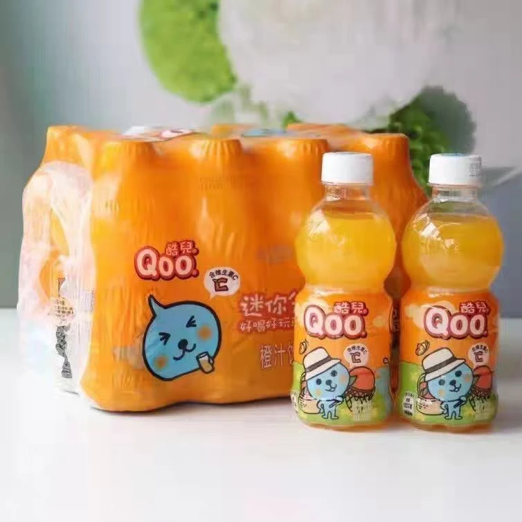 【6瓶起包邮】酷儿橙汁味/苹果味饮料300ml/450ML瓶装 可口可乐